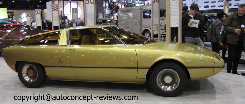 Bertone Camargue Project on Citroen GS elements 1972 